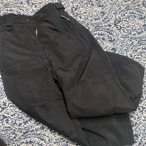 SOLD. Boy Snow Pants, Amazon Essentials, size small black with blue accents